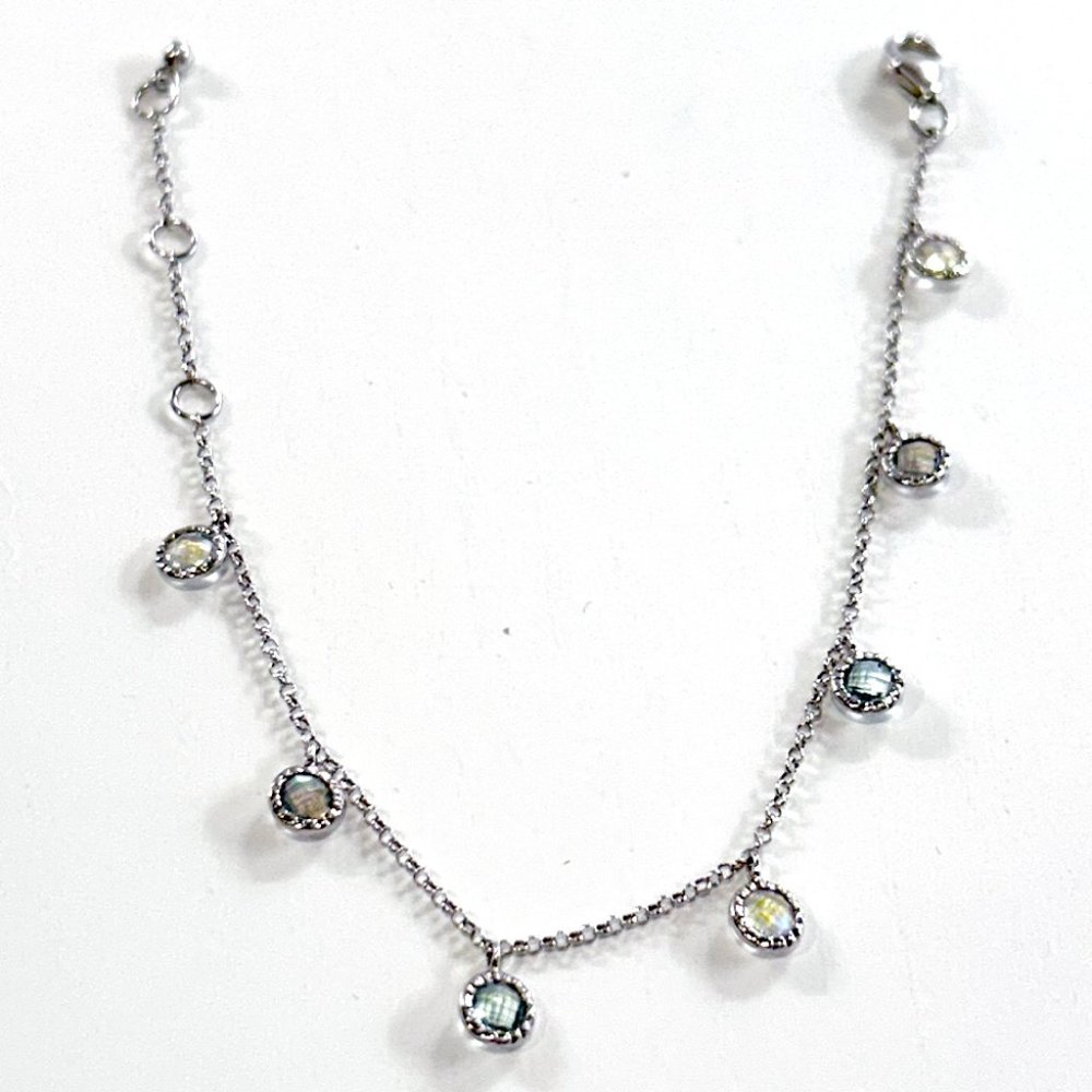 Women's Sterling Silver Moonstone Bracelet